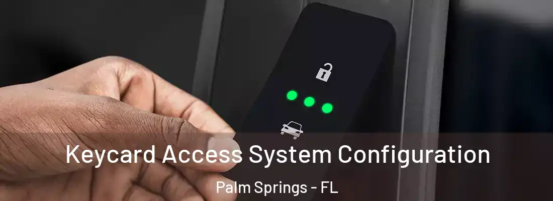  Keycard Access System Configuration Palm Springs - FL